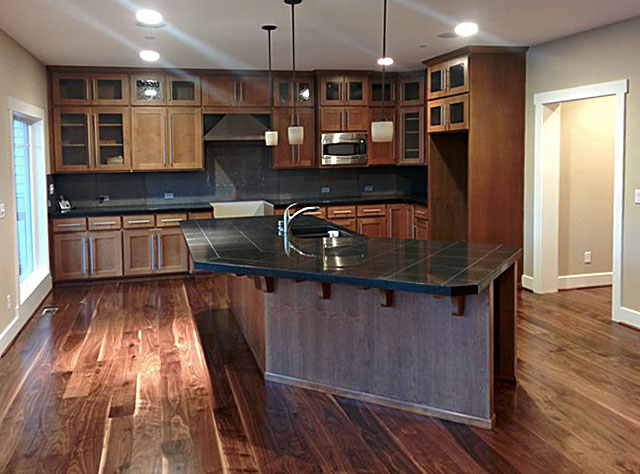 Black Walnut Kitchen Cabinets Marieroget Superb Black Walnut Wide Plank Floor In Kitchen Near Seattle Washington By Oak U0026 Broad