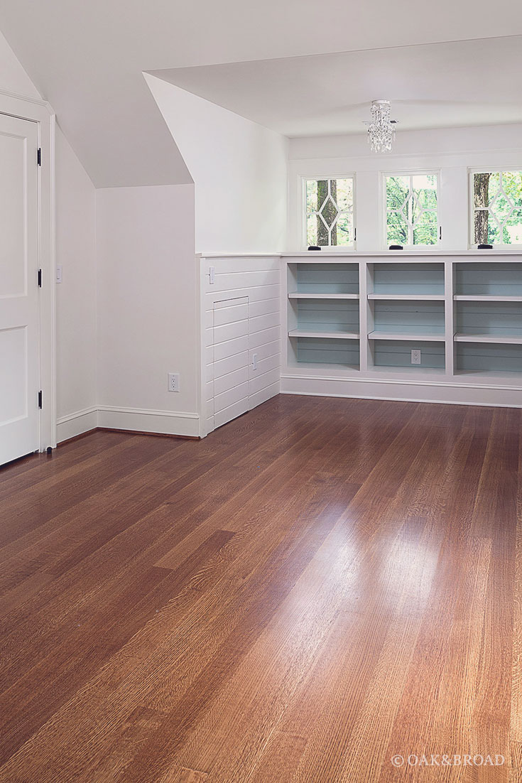 Wide Plank White Oak Floor By Oak And Broad | Select & Better Rift & Quartered