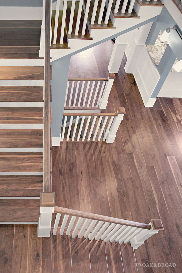 Black Walnut Flooring Heart Pine Beams In Atlanta Home