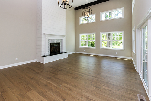Engineered Wide Plank White Oak, Mixed Width Hardwood Flooring
