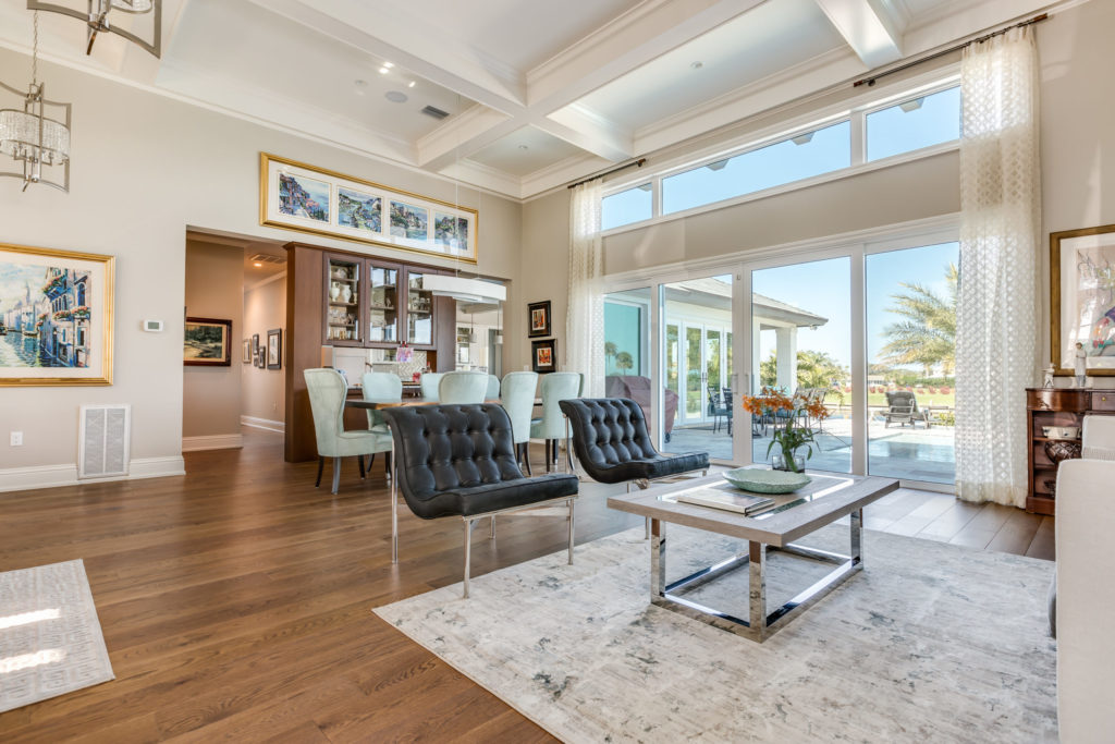 American White Oak Flooring in Modern Living Room