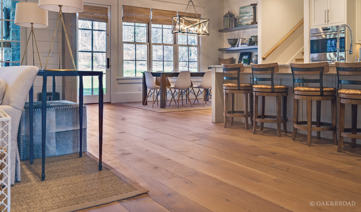 Wide Plank White Oak Flooring Broad, Best Wide Plank Hardwood Floors