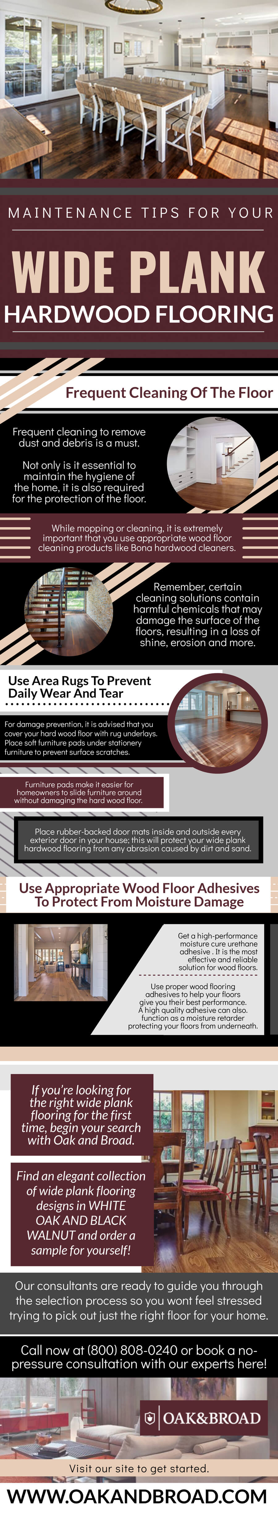 Maintenance Tips For Your Wide Plank Hardwood Flooring