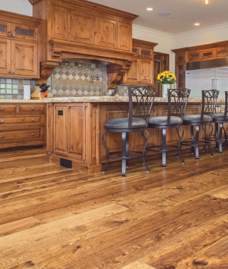 solid hardwood floors