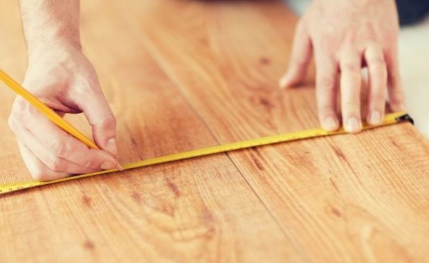 Measuring hardwood floor - oak and broad